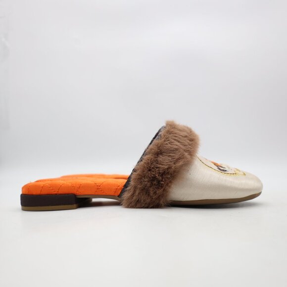 Birdies X Ken Fulk Horse Embroidered Equestrian Women' Size 6 Slippers Mule - Picture 2 of 10